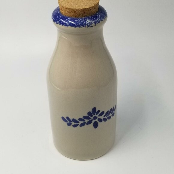BBP Beaumont Brothers Salt Glazed Pottery 10.5" Popcorn Bowl Milk Bottle Bank - Picture 5 of 7